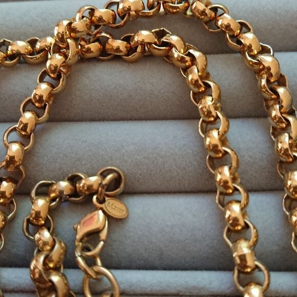 Monet Long Rolo Chain Necklace 36" - Picture 10 of 12